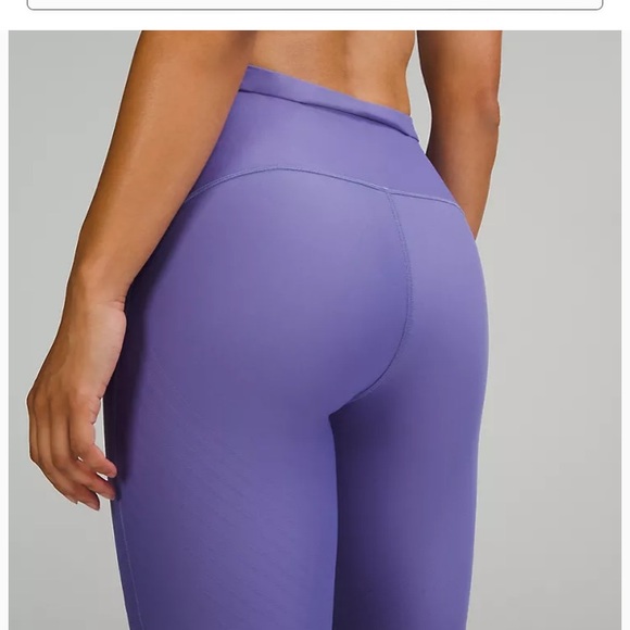 NWT Lululemon SenseKnit Running HR Tight 28” Charged Indigo Sz 6 - Picture 5 of 14